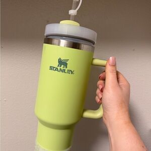 Stanley Lime Green Travel Mug with Handle